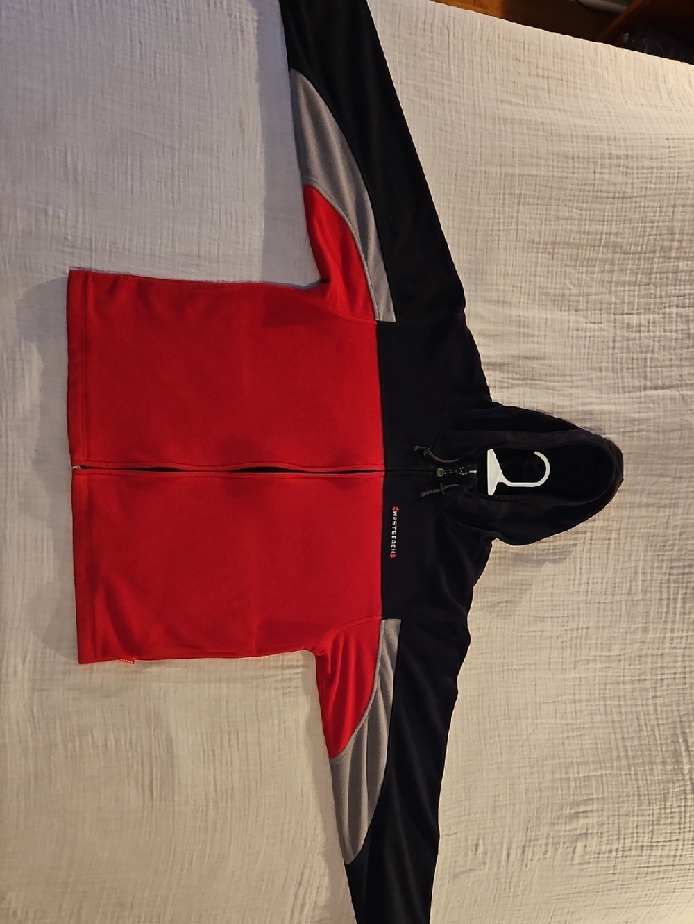 Westbeach Vintage 90s Technical Fleece Full Zip Hoodie Snowboard Streetwear